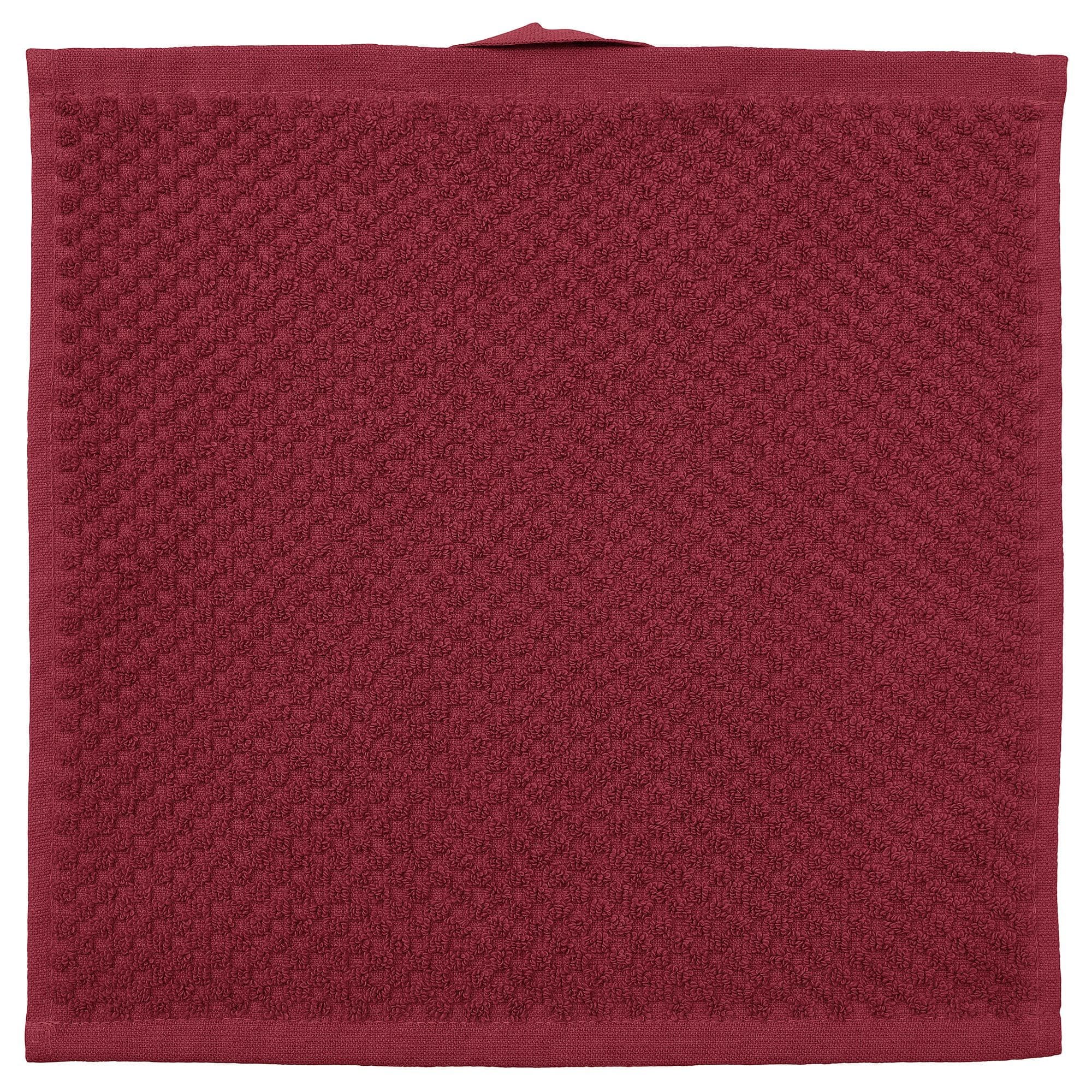 Koyu Kırmızı El Havlusu - Koyu Kırmızı 30x30 cm