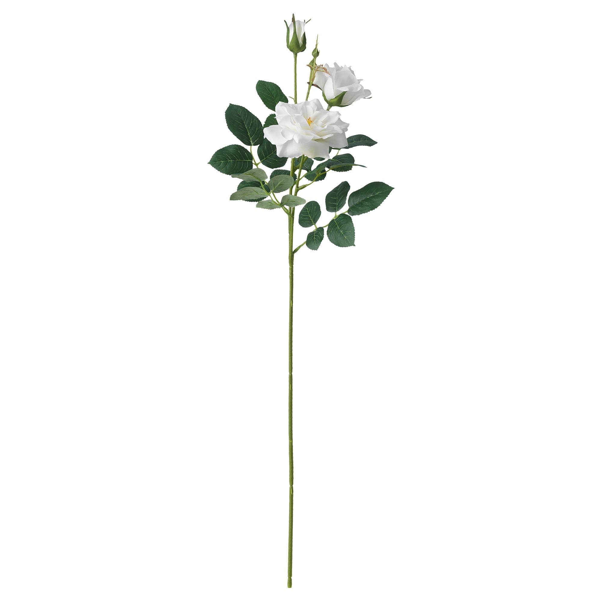 65 Cm Yapay Çiçek - Beyaz 65 cm Bitki Türü gül