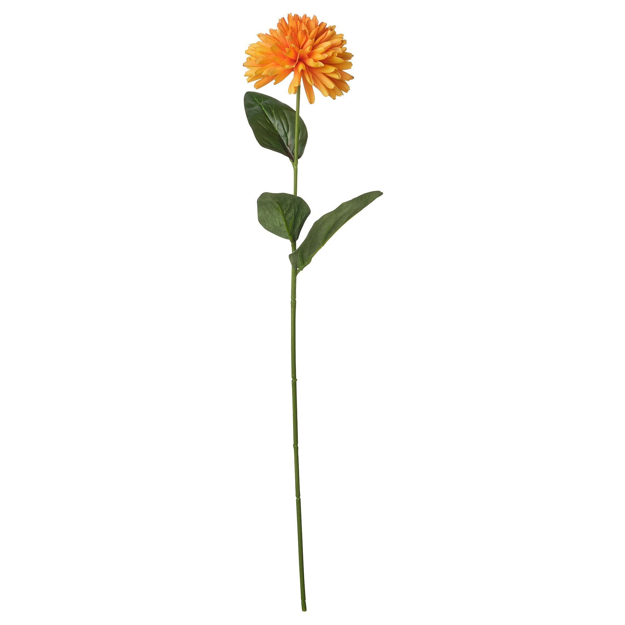 55 Cm Yapay Çiçek - Turuncu 55 cm Bitki Türü krizantem